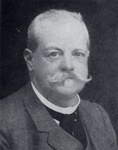 106318 Portret van P.E. Rijk, geboren 1851, directeur van de Utrechtse Waterleidingmaatschappij (1895-1911), overleden ...
